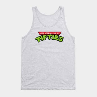 TMNT Logo Parody Fifties Tank Top